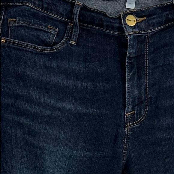 Frame "Le Skinny de Jeanne" jeans, sz 30, "Wellington" wash, cotton blend - Picture 3 of 10